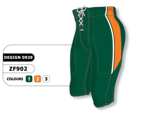 Athletic Knit Custom Sublimated Football Pant Design 0929 (ZF902-0929)